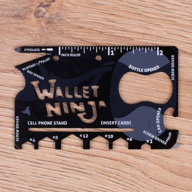 Wallet Ninja 18in1 Multi-Tool von HOOT