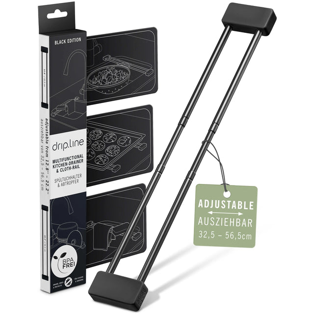 drip.line Spültuchhalter schwarz von Sanni Shoo