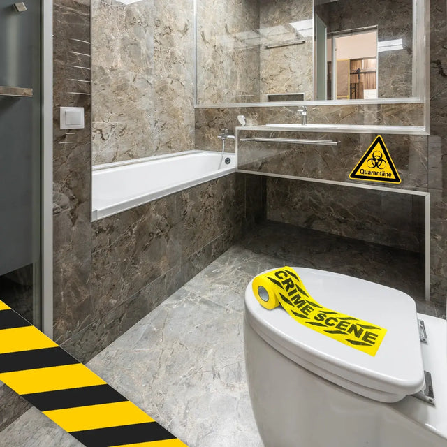 Toilettenpapier Crime Scene von Mad Monkey