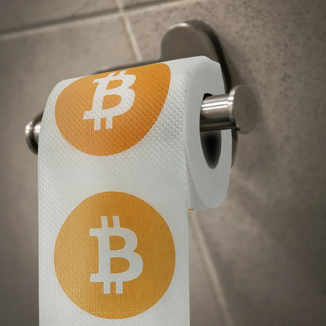 Toilettenpapier Bitcoin von Mad Monkey