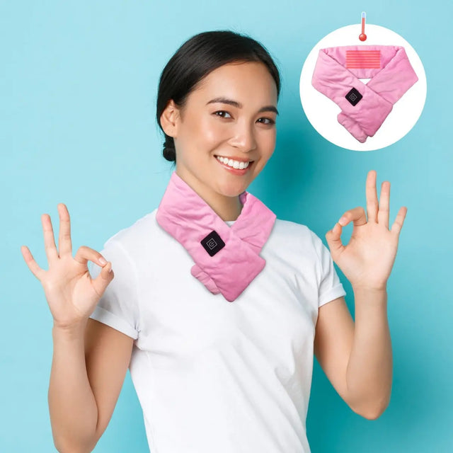 Toastie Beheizter Schal Pink von Mad Monkey