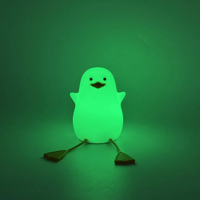 Nachttischlampe Silikon Ducky Lamp von Mad Monkey