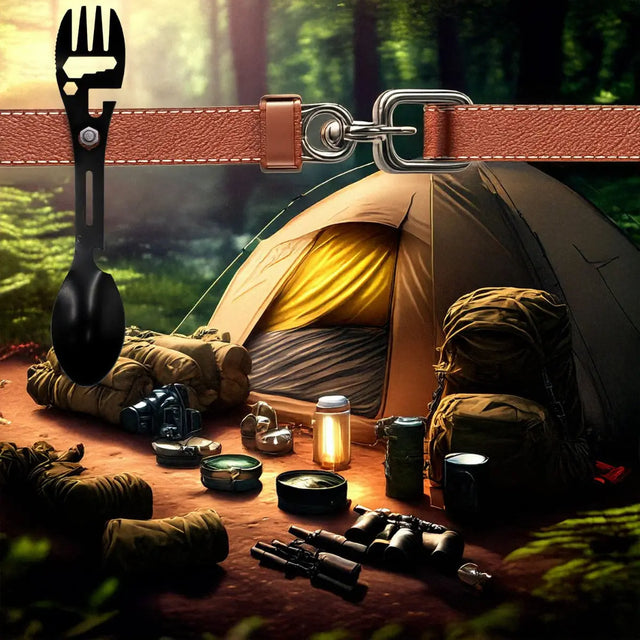 Campingbesteck Göffel Multitool von Mad Monkey