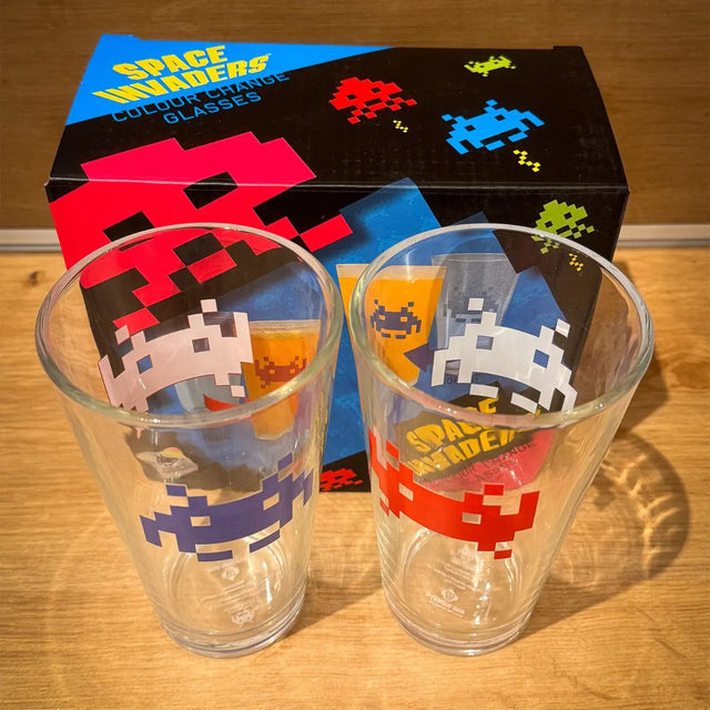 Gläser mit Farbwechsel Space Invaders 2er Set von Space Invaders
