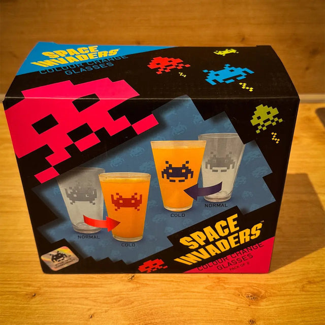 Gläser mit Farbwechsel Space Invaders 2er Set von Space Invaders