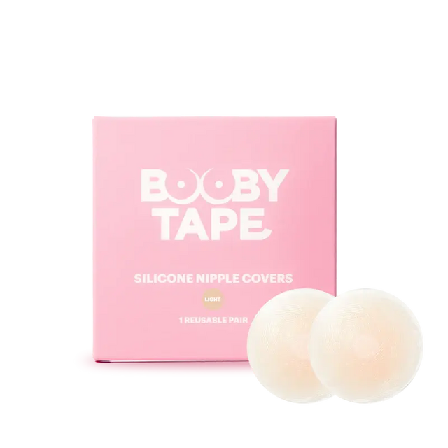 Nippelcover Light aus Silikon, 1 Paar von Booby Tape