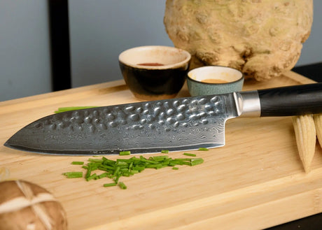 Santoku Messer Damas Pakka von KOTAI