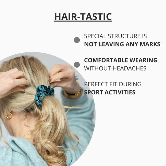 Samt-Scrunchie Braun von Bellody