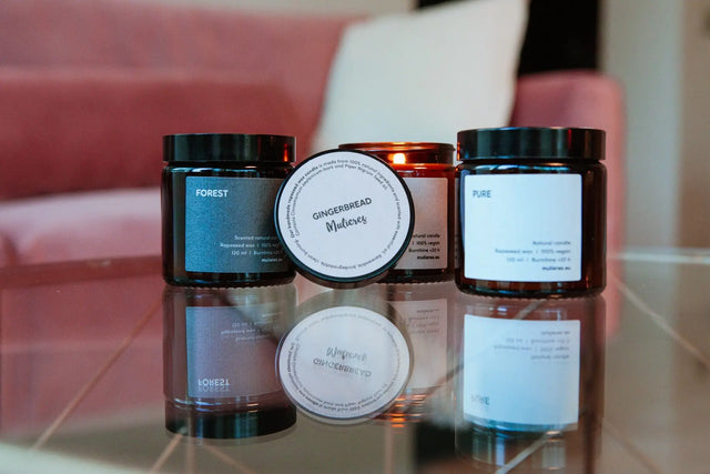 Natürliche Duftkerze Forest 120ml von Mulieres