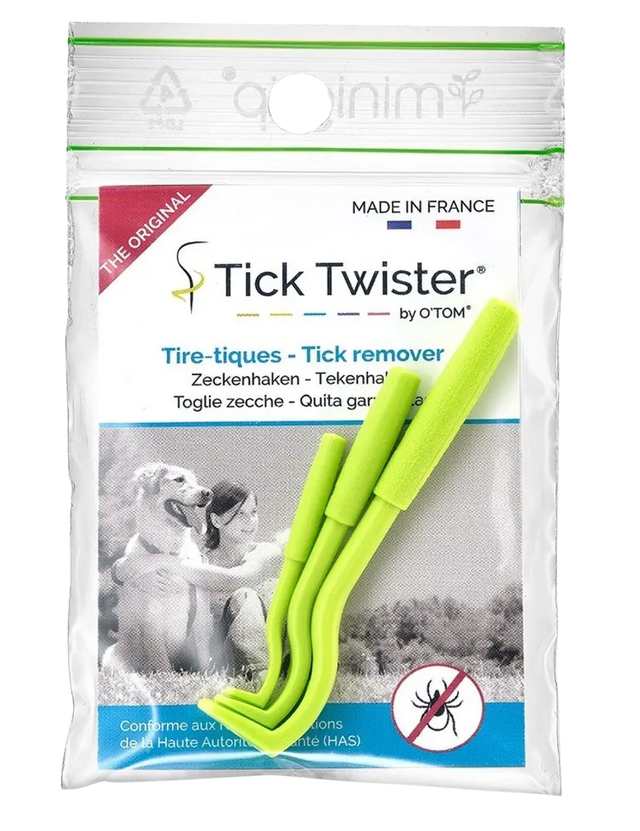 3 Zeckenhaken Beutel Mensch und Tier von Tick Twister