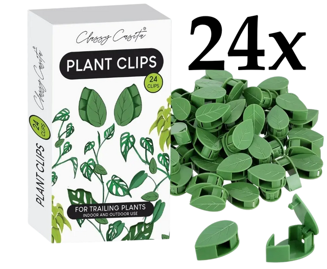 Halterung Clips Kletterpflanzen und Hängepflanzen Vorteilspaket 24 Stk. von Classy Casita