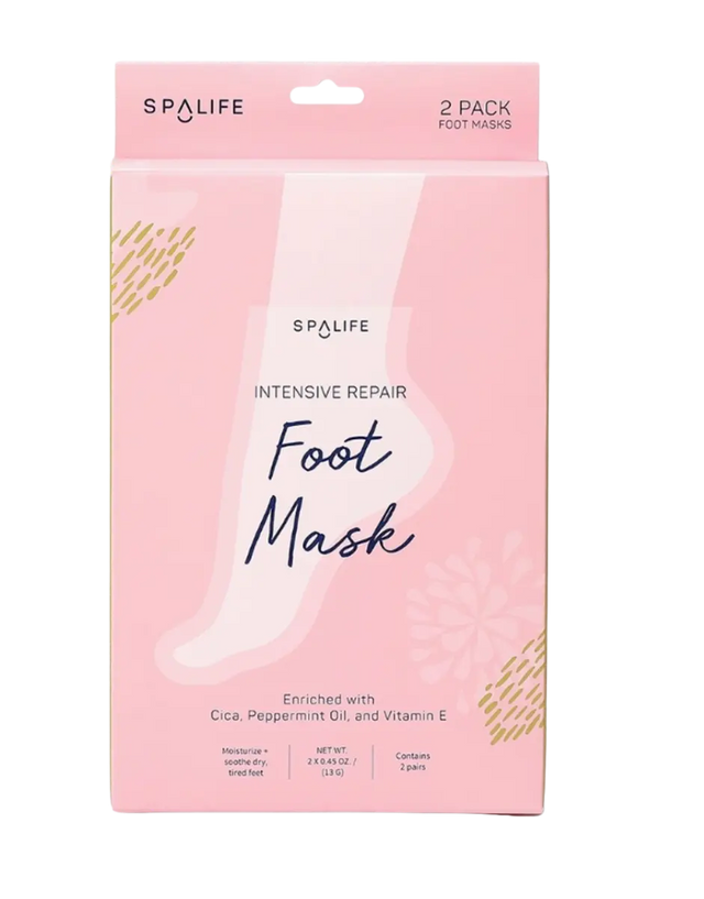 2er Pack Intensive Regenerierende Fussmaske Cica Pfefferminzöl Vitamin E von My Spa Life