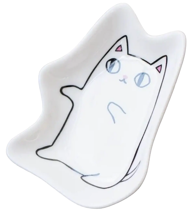 Keramikteller Japanischer Stil Katze universell einsetzbar von Homerely