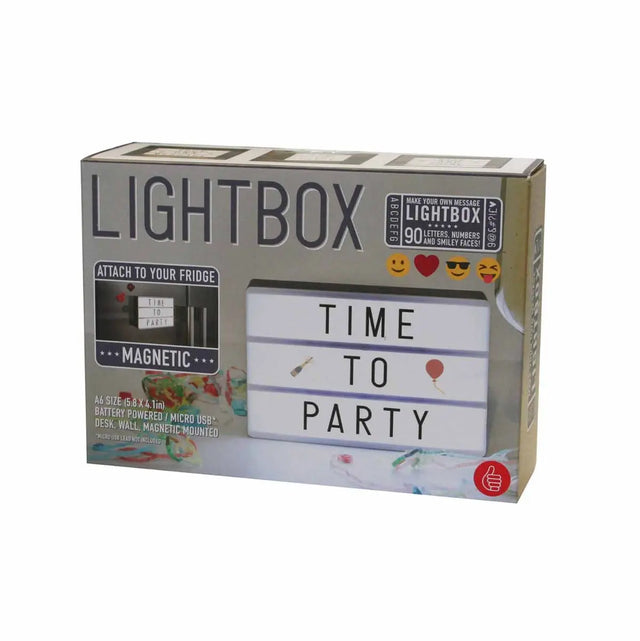 LED Retro Leuchtkasten A6 von Loom