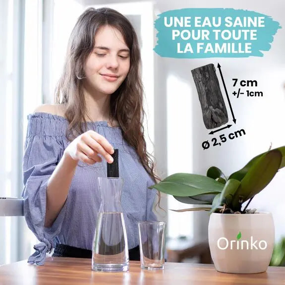 Binchotan Aktivkohle Wasserfilter Japan 5er-Pack von Orinko