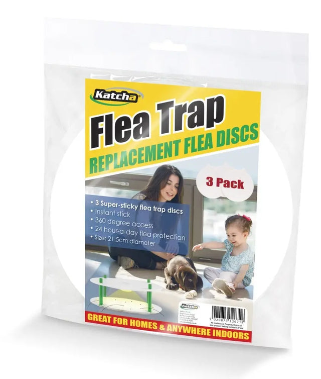 Ersatzscheiben für tragbare Flohfalle 3er Pack von Katcha