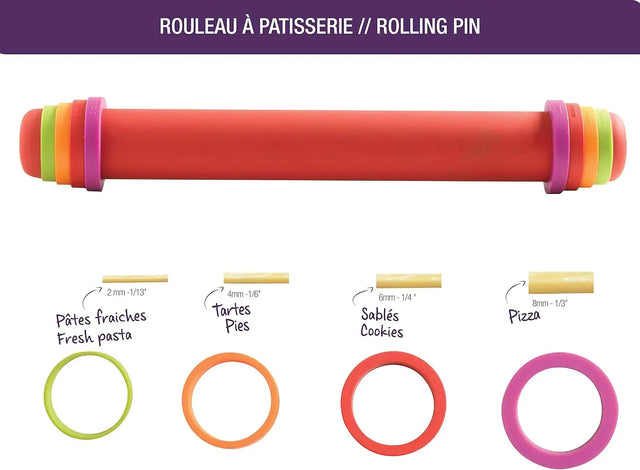 Wallholz Silikon Verstellbar von Mastrad