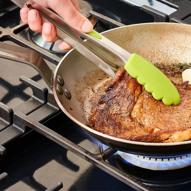 Küchenzange Edelstahl & Silikon 30cm Blau von Mastrad