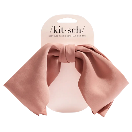 Haarspange Schleife Rosenholz von Kitsch