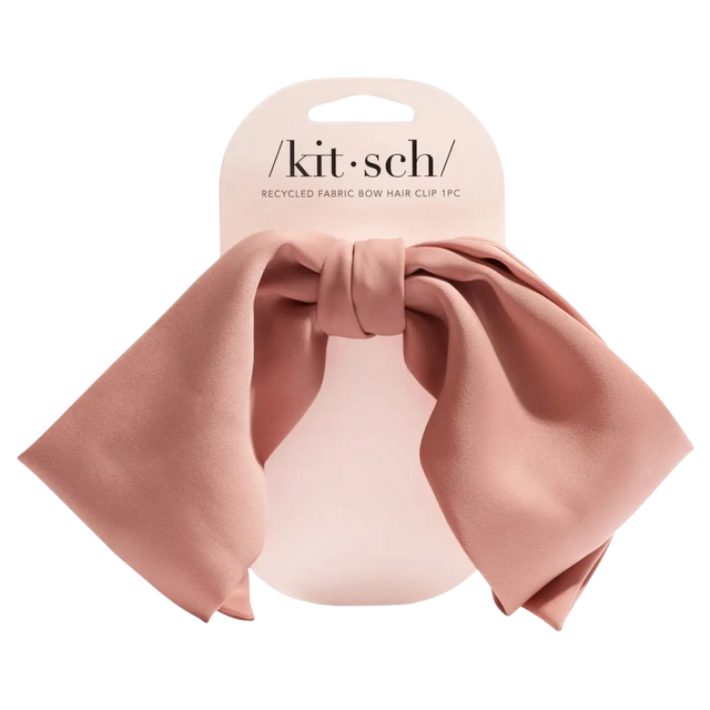 Haarspange Schleife Rosenholz von Kitsch