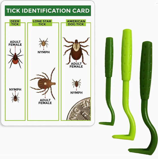 Zeckenentferner Familienpaket für Kinder und Erwachsene mit schliessbarem Beutel von Tickcheck