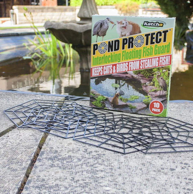 Teichgitter Fischschutz und Dekoration 10er Pack von Katcha