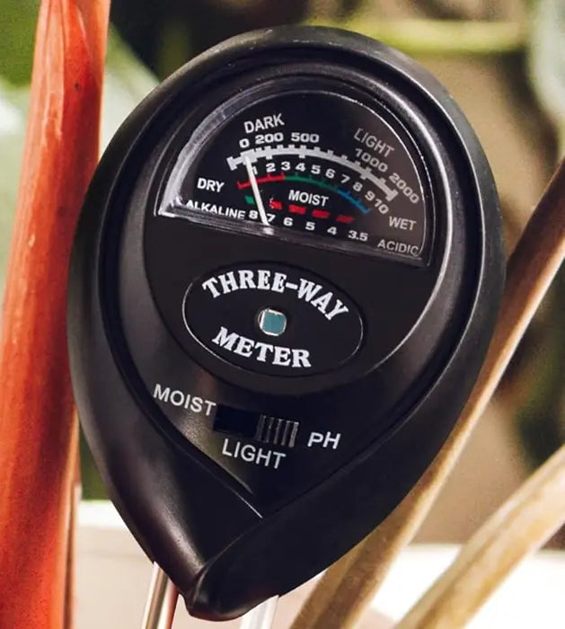 Feuchtigkeitsmessgerät 3 in 1 Für Feuchtigkeit pH-Wert und Lichtintensität von Classy Casita