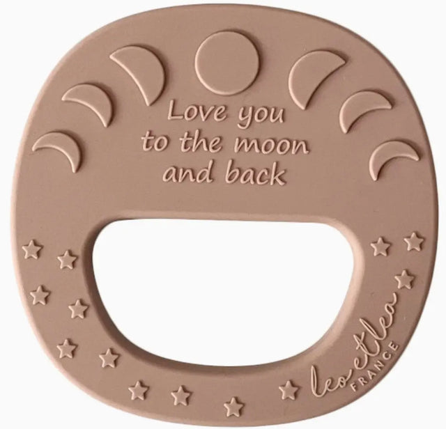 Mond Beissring Silikon Montessori Hellrosa von Leo et Lea