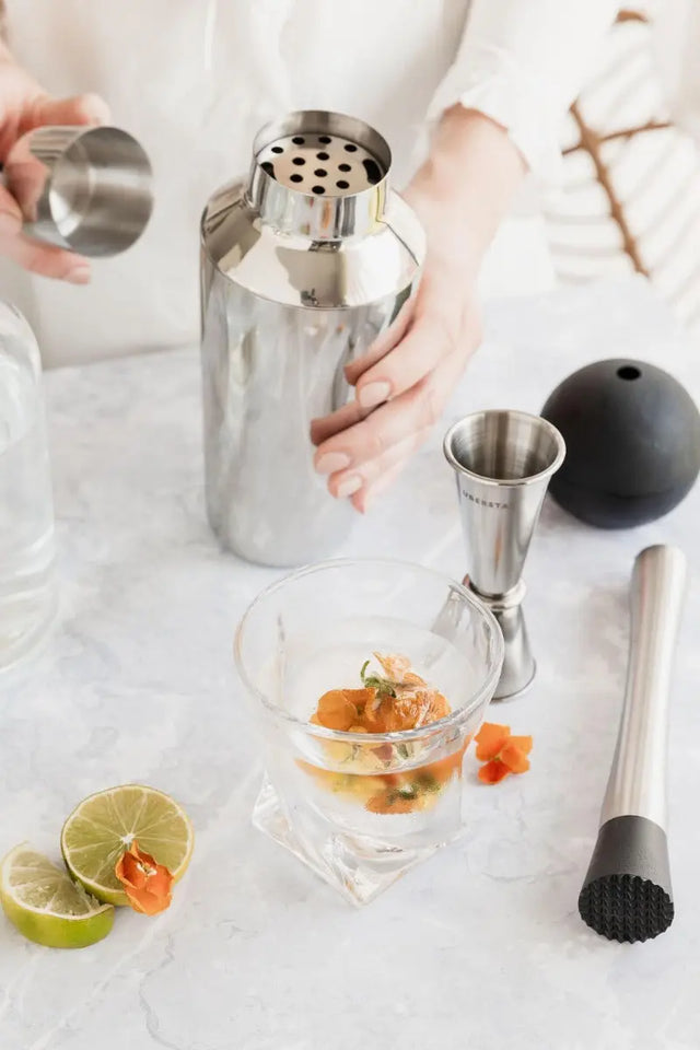 Cocktail-Barset Premium Master Silber von Uberstar