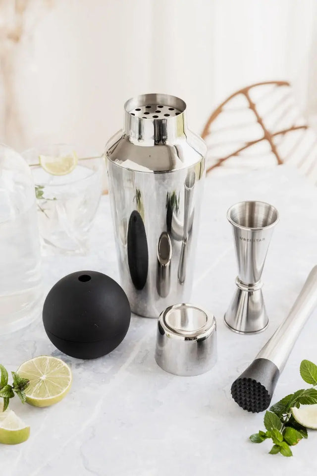 Cocktail-Barset Premium Master Silber von Uberstar