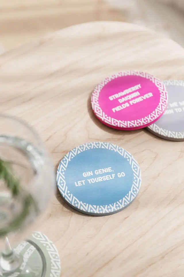 Cocktail Untersetzer Songlyrics 4er-Set Volume 2 von Uberstar