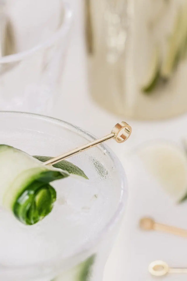 Cocktail-Rührstab 6er-Set Gold von Uberstar