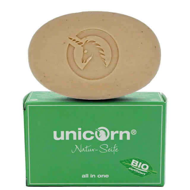 Naturseife All-in-one 100g mit Seifendose von Unicorn