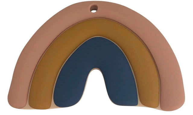 Beissring Regenbogen Silikon Montessori von Leo et Lea