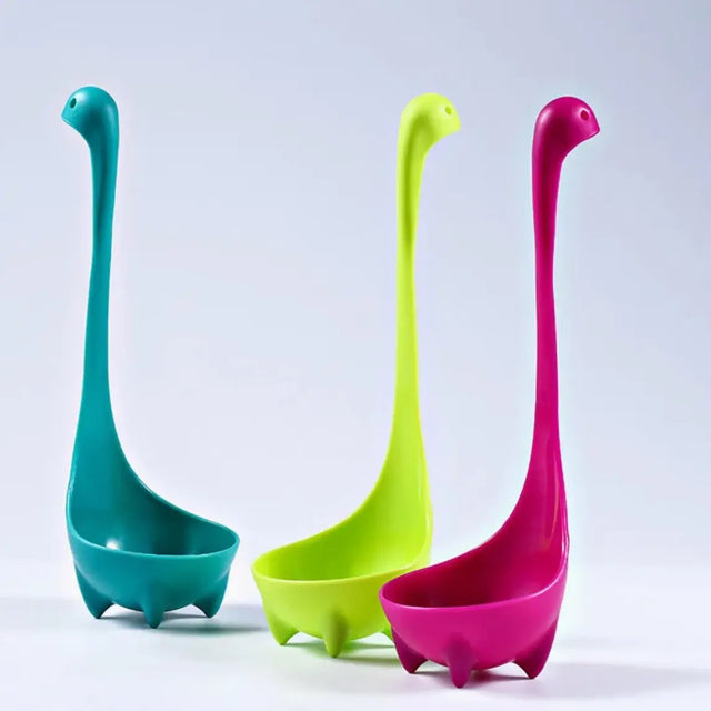 Nessie Suppenlöffel Dinosaurierform blau von Ototo
