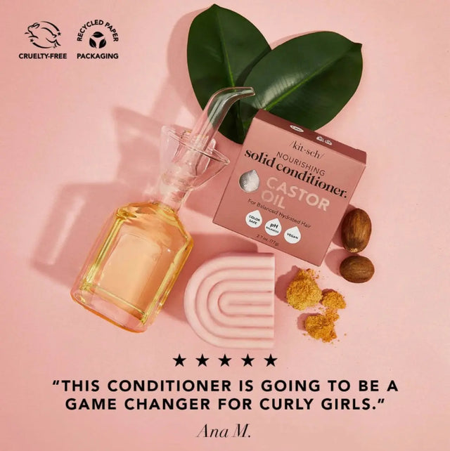 Pflegender Fester Conditioner mit Rizinusöl von Kitsch