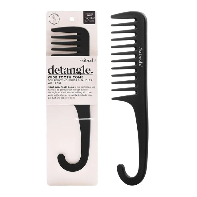 Kamm mit breiten Zähnen Schwarz von Kitsch