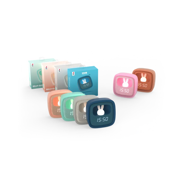 Wecker Billy mit Licht Marshmallow von MOB