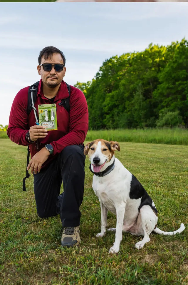 Zeckenentferner Mensch und Tier Löffelset 3er mit Karabiner für Rucksack oder Hund von Tickcheck