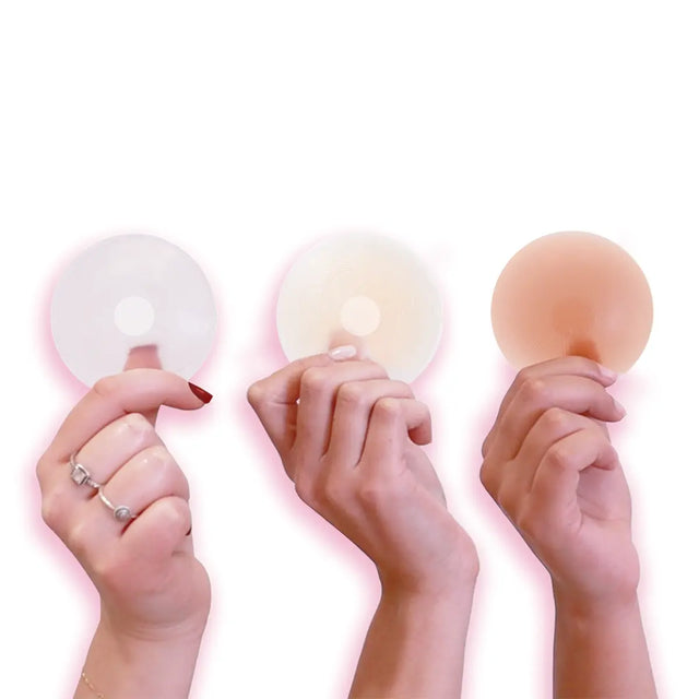 Nippelcover Clear aus Silikon, 1 Paar von Booby Tape