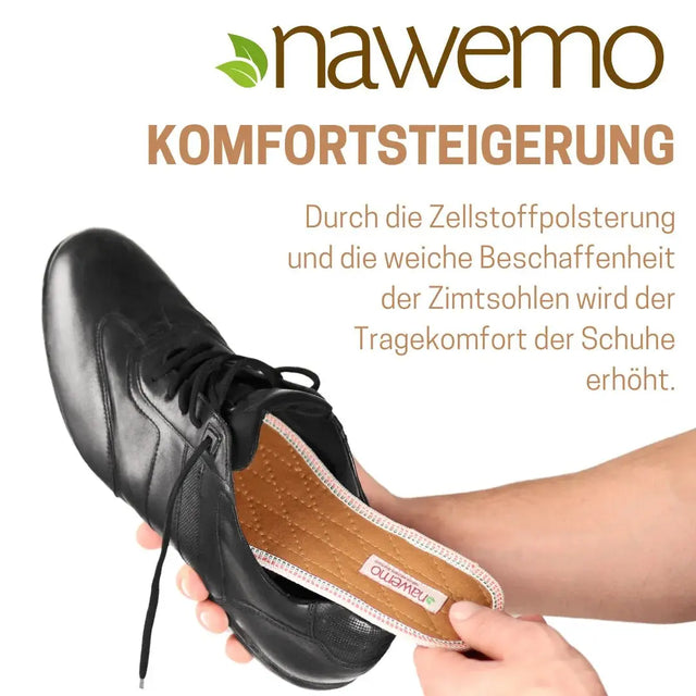 Zimtsohlen geruchsbindende Zimteinlegesohlen gegen Schweissfüsse 35 EU von Nawemo