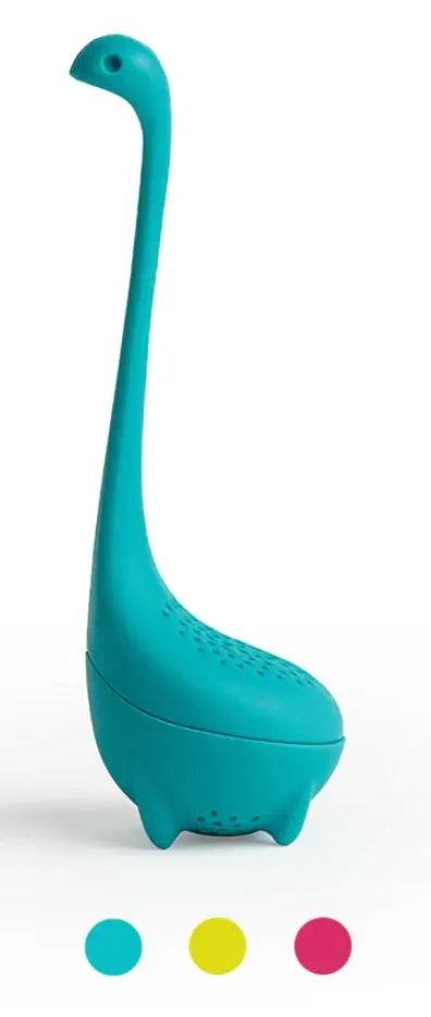 Baby Nessie Teesieb und Teefilter mit Griff rot von Ototo