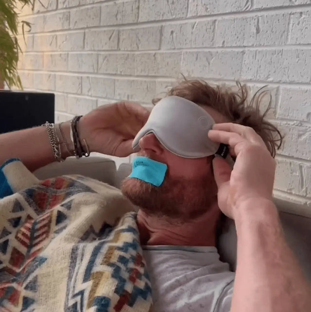 Mundpflaster Tapes 2in1 besserer Schlaf und Training Monatspackung Cloud von Dream Recovery