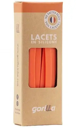 Elastische Schnürsenkel Flexibel Ohne Binden Breit Silikon Coral von Gorilla Lacets