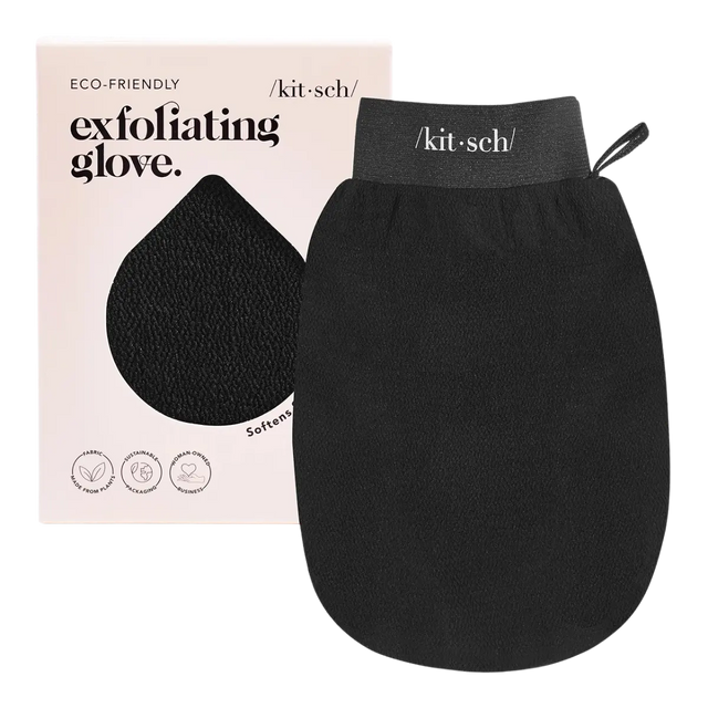 Peelinghandschuh Schwarz von Kitsch