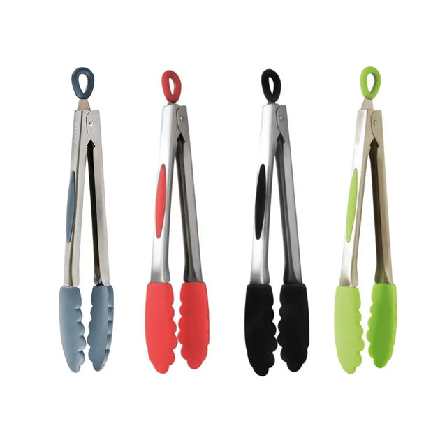 Küchenzange Edelstahl & Silikon 26cm Grau von Mastrad