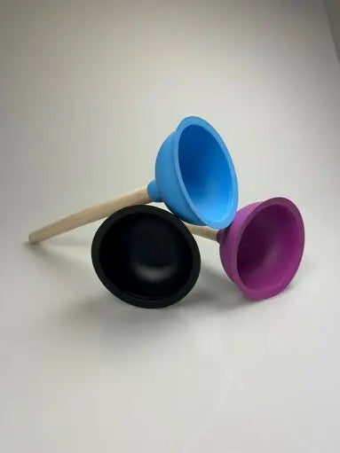 Abflussreiniger Pömpel und Saugglocke Leuchtpink von De Beer Innovations