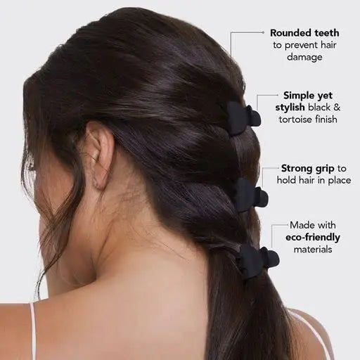 X Small Klauenklammern 6er Set Black und Tort von Kitsch