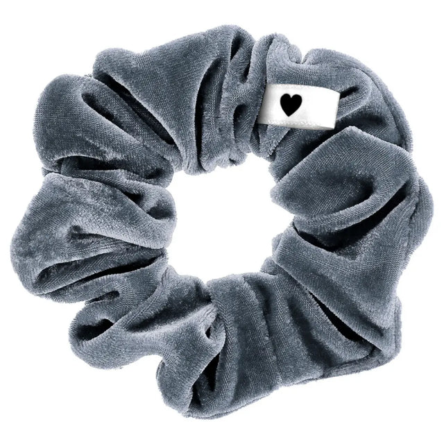 Samt-Scrunchie Grau von Bellody