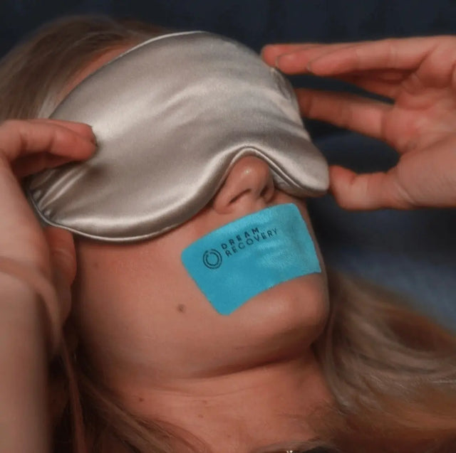 Mundpflaster Tapes 2in1 besserer Schlaf und Training Monatspackung Cloud von Dream Recovery